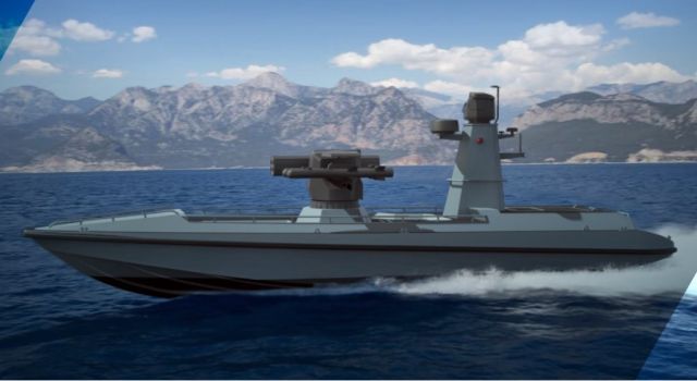 Türkiye'nin ilk silahlı deniz aracı suya indirildi