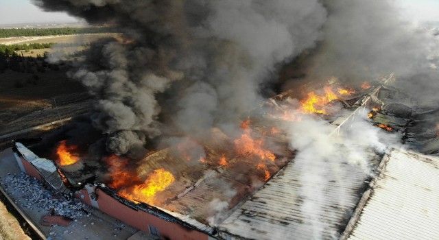 Harran Üniversitesi'nde yangın!