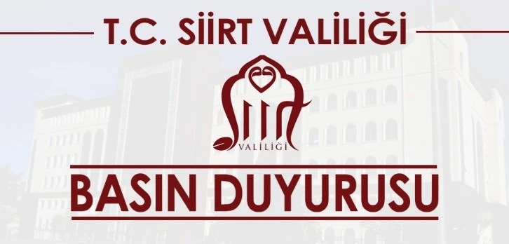 Valilik: Siirt’te Can ve Mal Kaybı Yaşanmadı