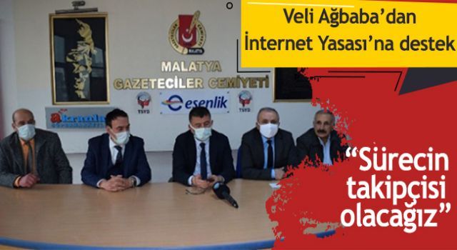 Veli Ağbaba'dan İnternet Yasası'na destek