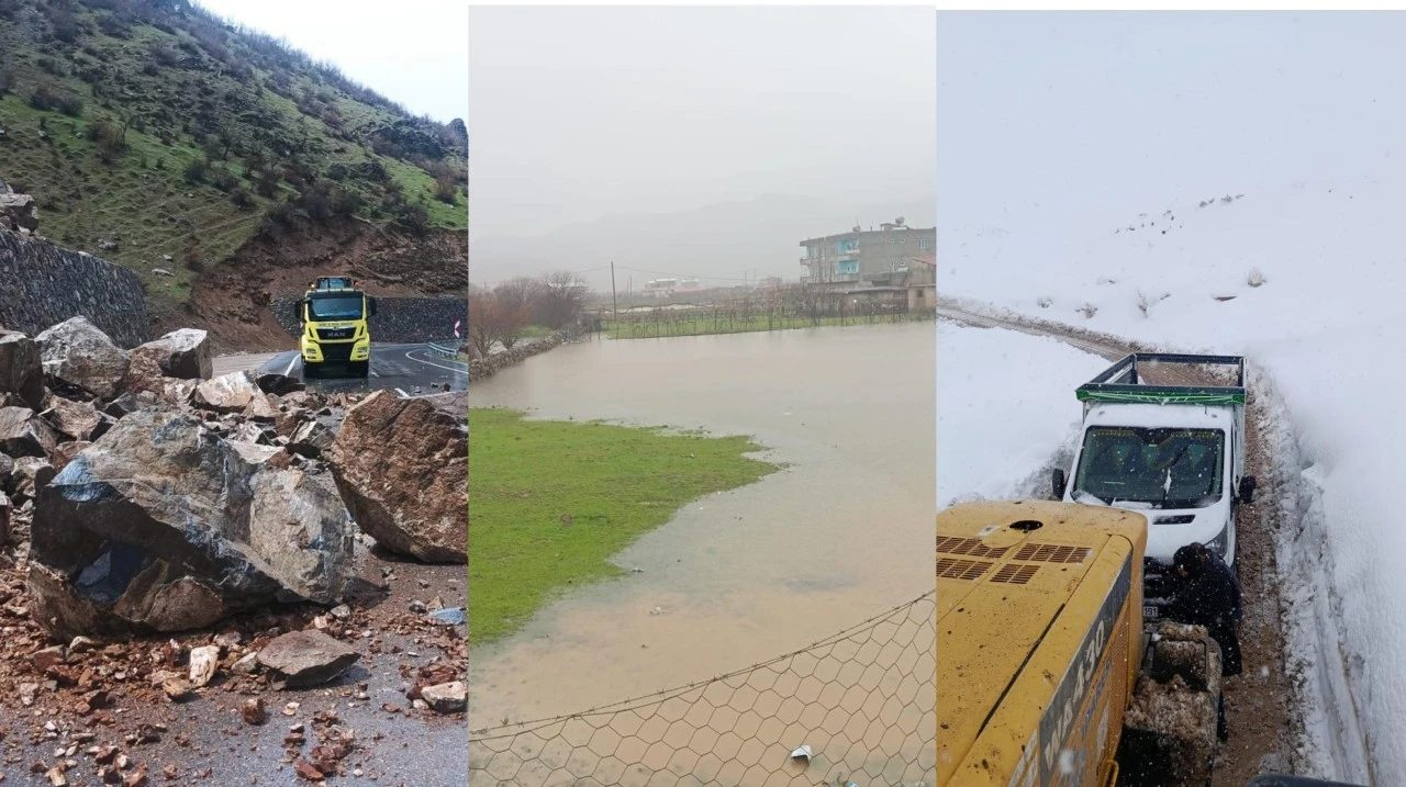 Siirt&rsquo;te Yağışlar Hayatı Durdurdu: K&ouml;y Yolları Kapandı, Ara&ccedil;lar Mahsur Kaldı