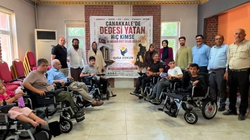 10 Vatandaşa Ak&uuml;l&uuml; Tekerlekli Sandalye Desteği