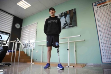 16 yaşındaki İsmet’e Ortez-Protez Yapım ve Uygulama Merkezi umut oldu