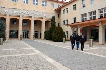 45 Yıl Kesinleşmiş Hapis Cezası Bulunan Şahıs Siirt’te Yakayı Ele Verdi