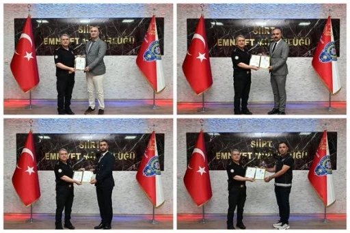 56 Polise Başarı Ödülü