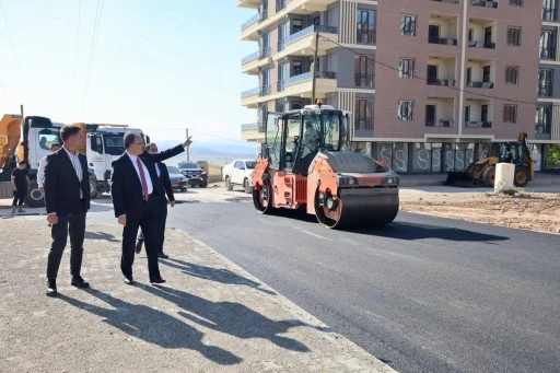 900 Ton Asfalt Serildi