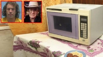 ABD'de mikrodalgada pişirdiği adamı oturup yedi