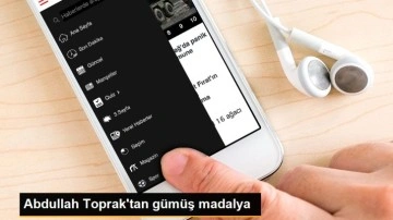 Abdullah Toprak'tan gümüş madalya