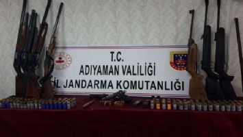 Adıyaman Kahta&#039;da silah operasyonu
