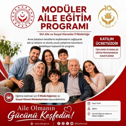 Ailelere &Uuml;cretsiz Eğitim