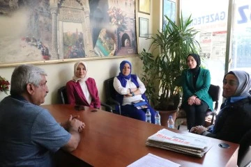 AK Parti Kadın Kolları Başkanı Mavi’den Gazetemize Ziyaret