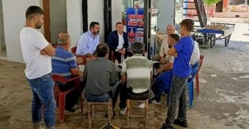AK Parti Milletvekili Ören ve İl Başkanı Olgaç'tan Pazar Esnafı Ziyareti