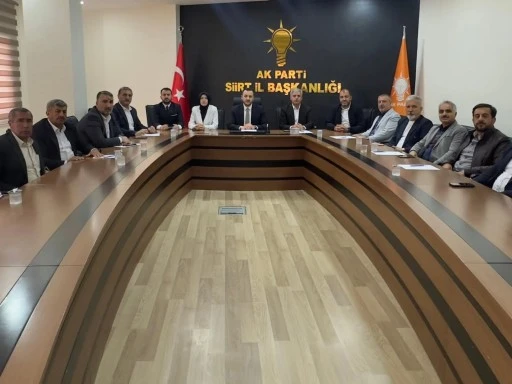 AK Parti Siirt&rsquo;te &ldquo;G&ouml;n&uuml;l Seferberliği&rdquo; Başlattı