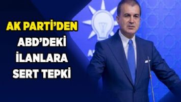 AK Parti&#039;den ABD&#039;deki ilanlara sert tepki