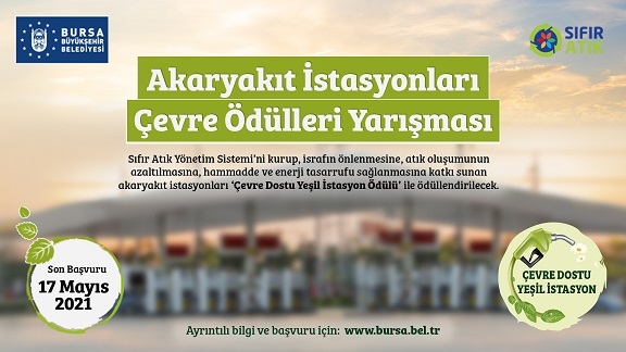 Akaryakıt istasyonları çevre için Bursa'da yarışacak