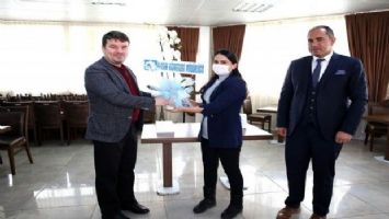 Aksaray Belediye Başkanı Evren Dinçer yeni zabıtalarla buluştu
