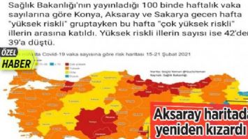 Aksaray haritada yeniden kızardı (ÖZEL HABER)