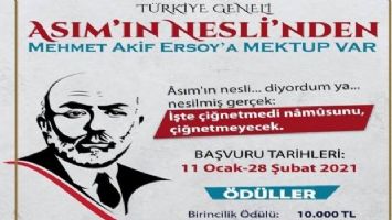 Aksaray&#039;dan Mehmet Akif Ersoy için mektup yarışması