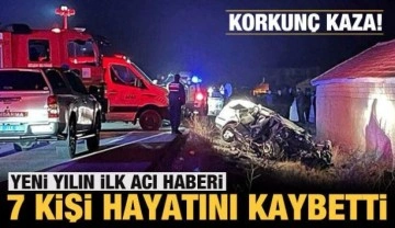 Aksaray'da feci kaza: 7 kişi hayatını kaybetti!