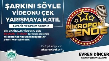 Aksaraylılar &#039;Mikrofon Sende&#039; ile moral bulacak