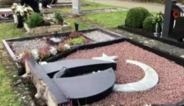 Almanya'da Müslüman mezarlığına çirkin saldırı