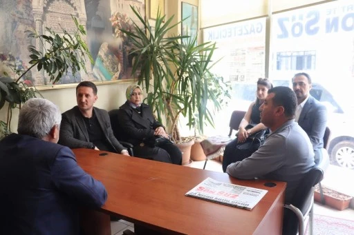 Anahtar Parti Siirt İl Teşkilatından SonS&ouml;z Gazetesi&rsquo;ne Ziyaret