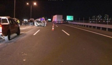 Ankara Çevre Yolun&rsquo;da trafik kazası: 1&rsquo;i ağır 2 yaralı