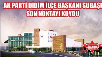 Aydın Didim&#039;de hastane 145 yatak kapasiteli olacak