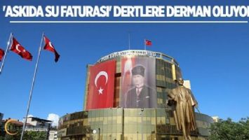 Aydın&#039;da askıda su faturaları dertlere derman oldu