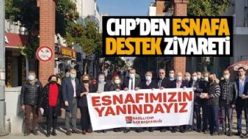 Aydın&#039;da CHP&#039;den esnafa destek ziyareti