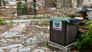 Aydın&#039;da Doğanbey Köyü çöp kutularına kavuştu