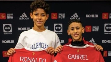 Babasının oğlu! Cristiano Ronaldo Junior, dev takıma transfer oldu