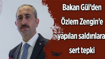 Bakan Gül&#039;den Özlem Zengin&#039;e yapılan saldırılara sert tepki