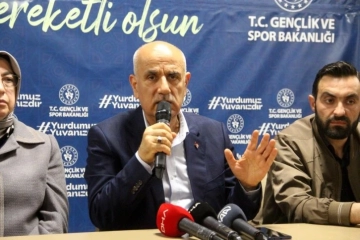 Bakan Kirişci: “Bayramın birinci günü köy evlerini teslim edeceğiz”