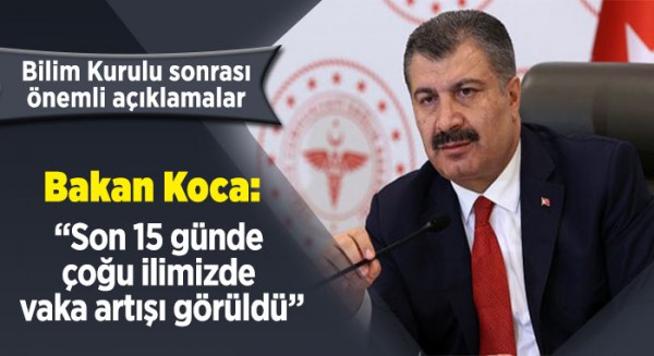 Bakan Koca'dan önemli açıklamalar