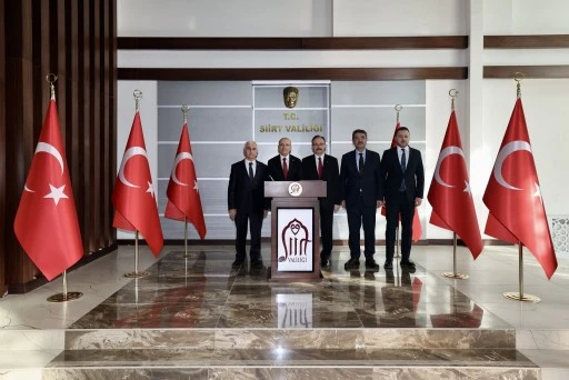 Bakan Mehmet Şimşek Siirt&rsquo;te Temaslarda Bulundu