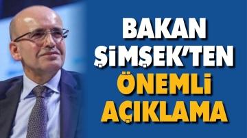 Bakan Şimşek'den enflasyon açıklaması!
