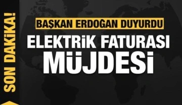 Başkan Erdoğan'dan elektrik faturası müjdesi! İndirim geldi