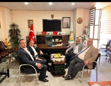 Başkan Özcan'dan Veysel Karani Belediye Başkanı Akgün'e Ziyaret