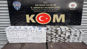 Batman&#039;da paketler dolusu kaçak sigara ele geçirildi