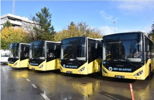 Siirt'te Bayram Boyunca Toplu Taşıma &Uuml;cretsiz