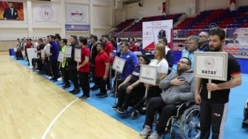 Bedensel Engelliler Türkiye Bilek Güreşi Şampiyonası Karabük'te yapıldı