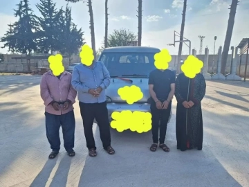 Beş Organizatör ile Beş Düzensiz Göçmen Yakalandı