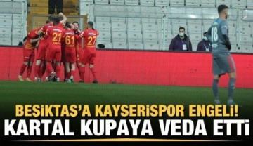 Beşiktaş kupaya veda etti