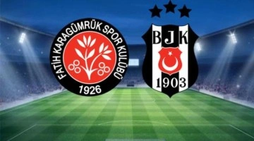 Beşiktaş'tan Karagümrük'e karşı cesur ilk 11