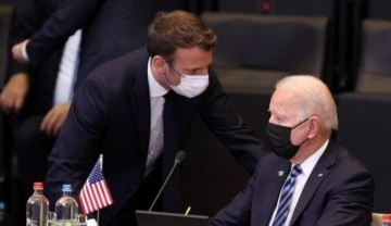 Biden ile Macron, Ukrayna krizini görüştü