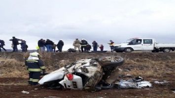 Bingöl&#039;de trafik kazası: 1 ölü, 2 yaralı