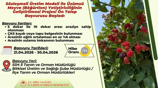 B&ouml;ğ&uuml;rtlen Yetiştiriciliği Projesi İ&ccedil;in &Ouml;n Talep Başvuruları Başladı