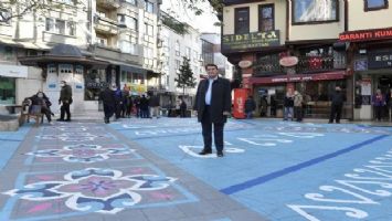 Bursa Osmangazi Belediyesi Nalbantoğlu&#039;nu çiniyle süsledi