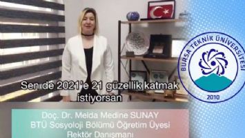 Bursa Teknik Üniversitesi&#039;nden 2021 yılına özel proje